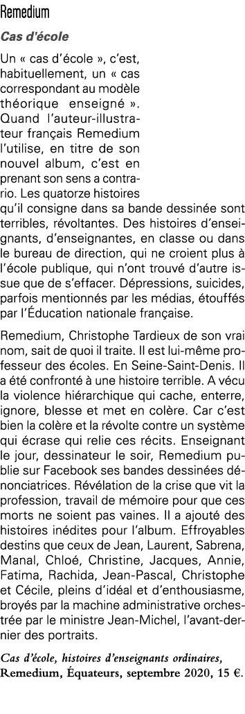 Remedium Cas d'école Un   cas d école  , c est, habituellement, un   cas correspondant au modèle théorique enseigné     