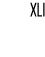 XLI