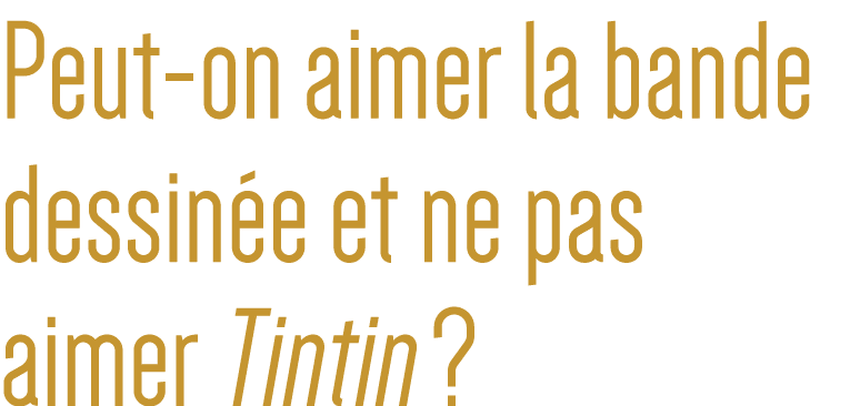 Peut-on aimer la bande dessinée et ne pas aimer Tintin  
