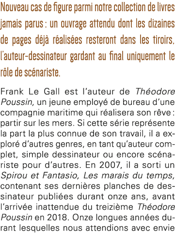 Nouveau cas de figure parmi notre collection de livres jamais parus : un ouvrage attendu dont les dizaines de pages d   