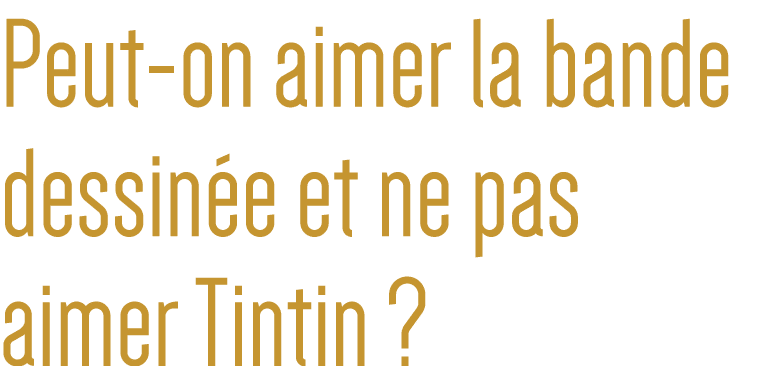 Peut-on aimer la bande dessinée et ne pas aimer Tintin  