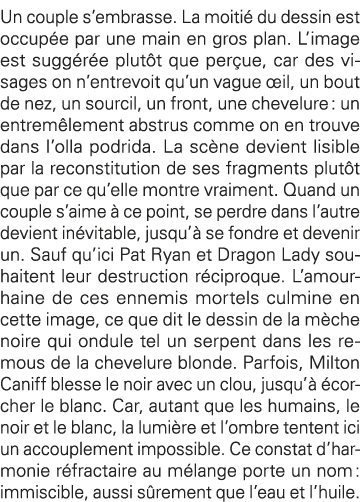 Un couple s embrasse  La moitié du dessin est occupée par une main en gros plan  L image est suggérée plutôt que perç   